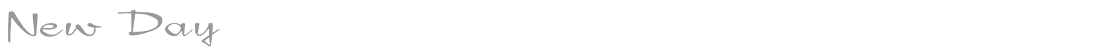 New Day Script font preview